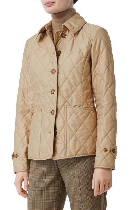 burberry quilted jacket with belt womens|burberry diamond quilted thermoregulated jacket.